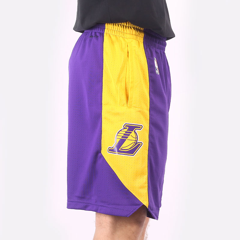 мужские фиолетовые шорты Nike Dry NBA Practice Shorts Los Angeles Lakers AJ5077-504 - цена, описание, фото 4